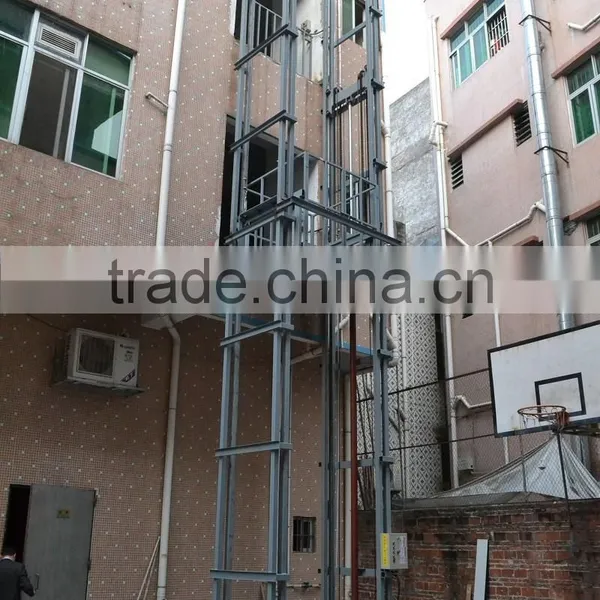 Chinese Hydraulic Guide Rail Chain Lift CE Approved photo-3