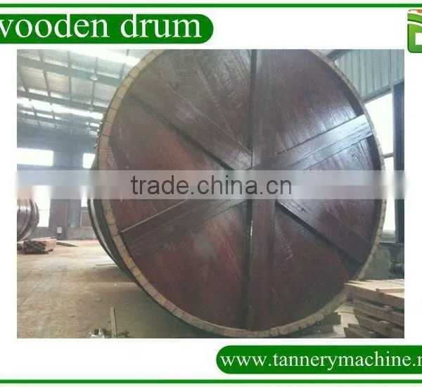 Chinese Wooden Drums for Tanning Leather Crocodile photo-5