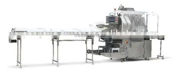 Pillow Pack Packaging Wrapping Equipment Horizontal Flow Fresh Fruit Tray Wrapper Automatic Vegetable Bags Packing Machine