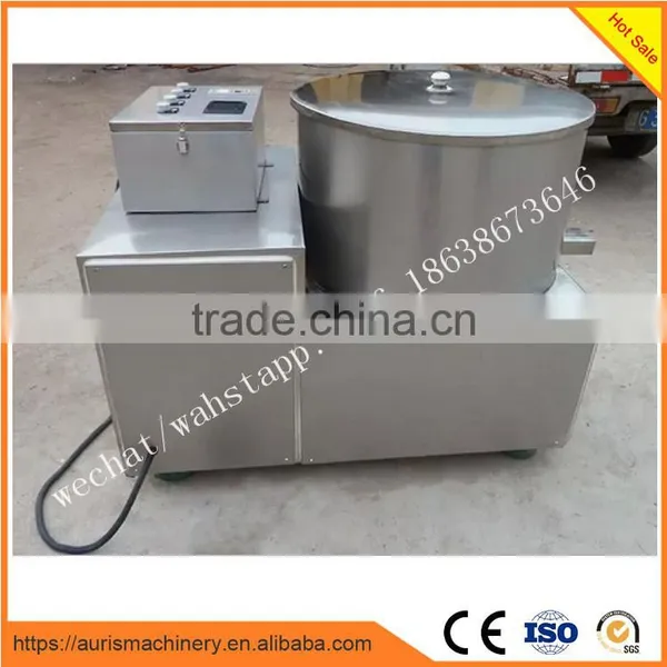 Stainless steel centrifugal potato chips dewatering deoiling machine on sale