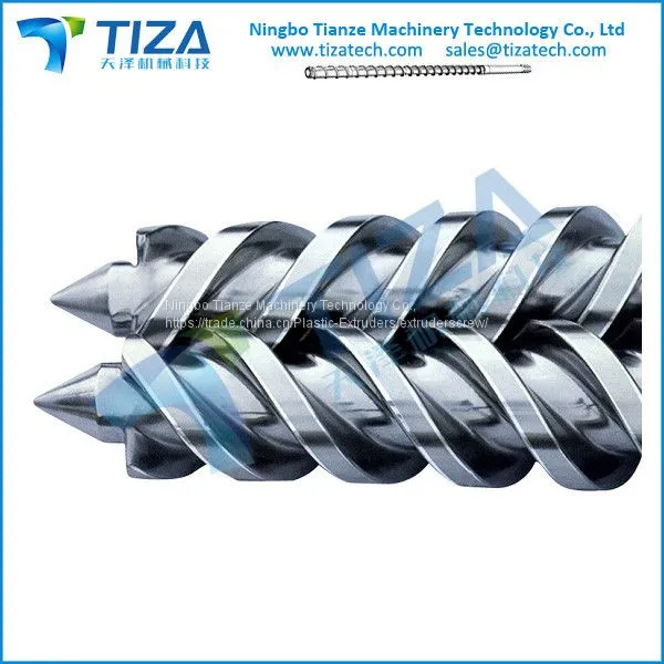 Parallel Twin Screws and Barrel for Plastic Making Machine photo-5