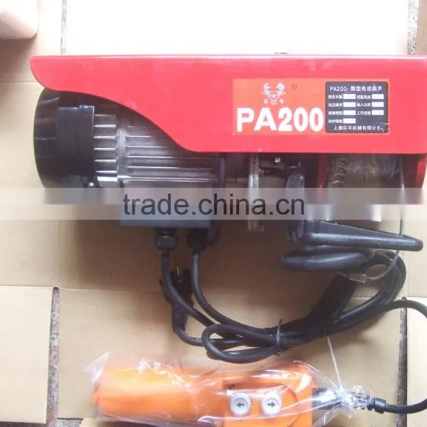 100kg Mini Electric Hoist With Wire Rope photo-4