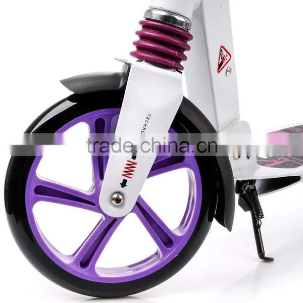 New Design 200 mm Big Wheels Adult Kick Scooter With Suspension photo-3