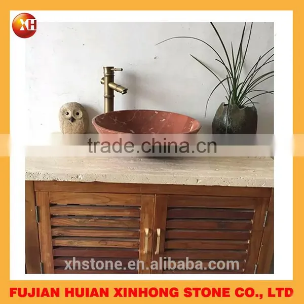 2016 Red Gradient Indoor Granite Top Stone Wash Basin photo-4