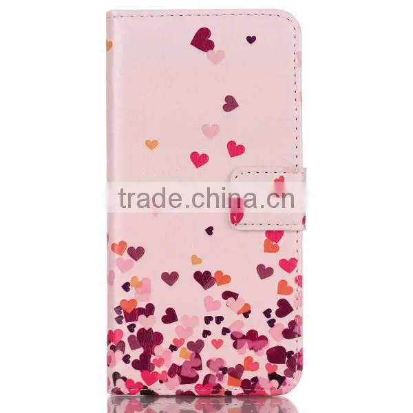 Fashion Painted Leather Case Flip Cover For Samsung S6 Edge Wallet Cases photo-3
