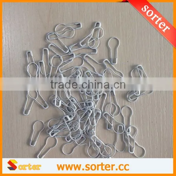 2016 Hot Sale White Calabash Safety Pin Tag DIY Gourd Pear Shape Safety Pin