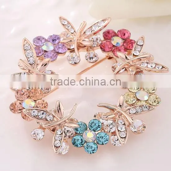High Quality Fancy Rhinestone Pins Brooches for Woman /Hijab Pins Scarf Pins Female Pashmina Brooches photo-3