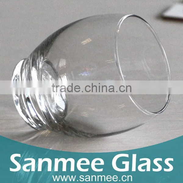 Sanmee Design Style Machine Blown Rounded Whisky Glass Cup photo-2