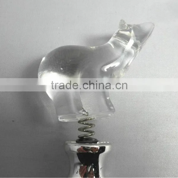 Latest Design Acrylic Led Color Changing Bar Wine Bottle Stopper Accessories photo-2