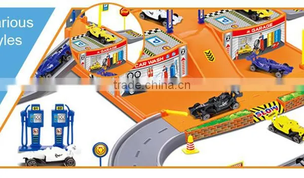 DIY Kid Parking Toy Super Garage Playset photo-4