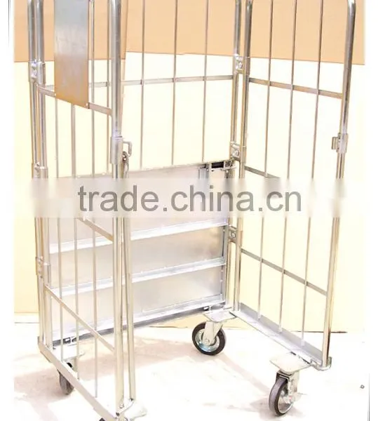 Powder Coated Supermarket Logistics Trolley For South Koera And Japan photo-2