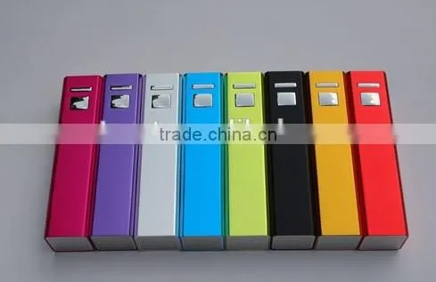 2600mAh Cuboid Shape Portable Metal Power Bank photo-2