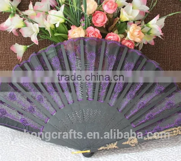 Customized Fabric Plastic Fan photo-2