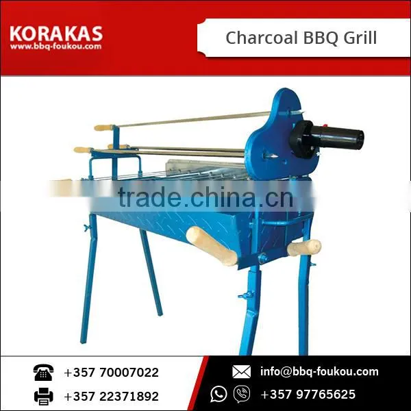 Sturdy BBQ Table for Rotisserie/ Charcoal BBQ Grill With Electric Motor