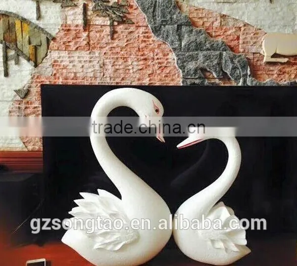 Indoor Concret Decorative Molds Swan Statue photo-2