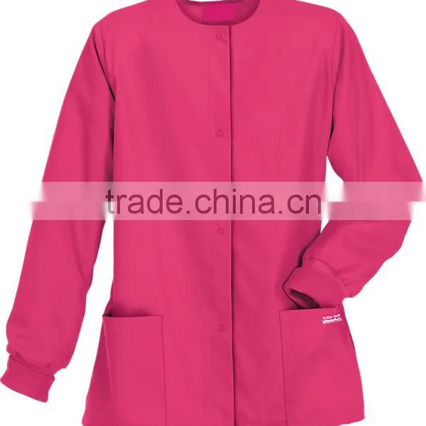 Scrubs Ladies Warm Up Jacket for Doctor Uniforms Doctor Jackets Hospital Jackets photo-3
