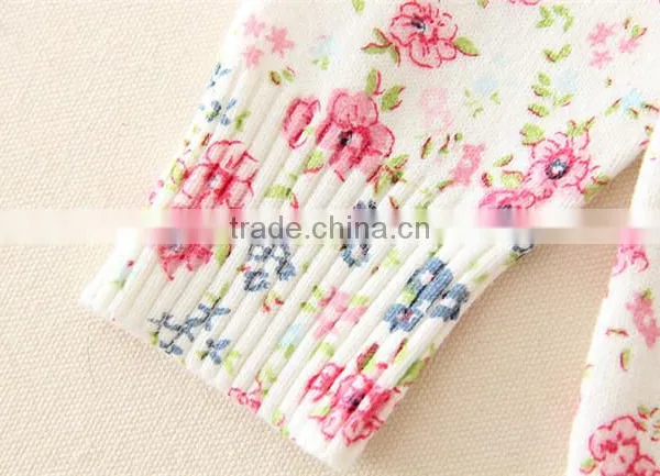 Princess Warm Fashion Pullovers Weave Knitting Pattern Round Neck Cute Flower Print Girls Kid Sweater photo-4