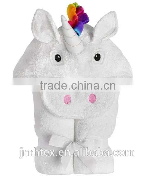 Custom Animal Design Baby Hooded Towel Poncho photo-5