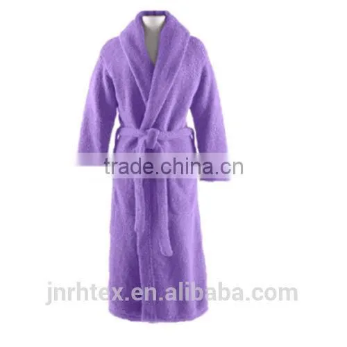 100% Cotton Terry Bathrobe for Womens photo-3