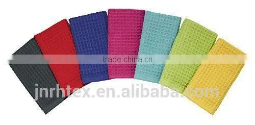Custom Cotton Waffle Weave Kitchen Dish Towel photo-4