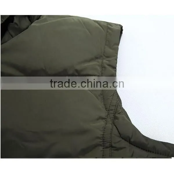 2015 New Arrival Customized Outdoor Casual Men Unisex Winter Vest,Winter Coat photo-3