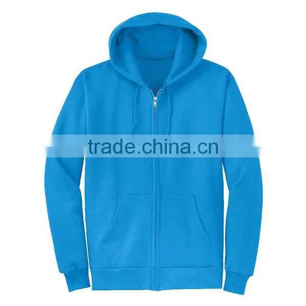 China Factory Wholesale Cheap Price Plain Zip Up Unbranded Custom Print Hoodie photo-2