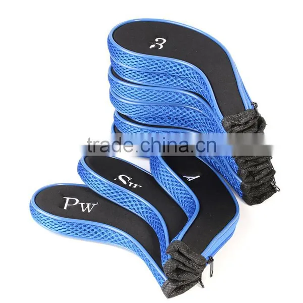 Black Customized Neoprene Golf Iron Headcover photo-3