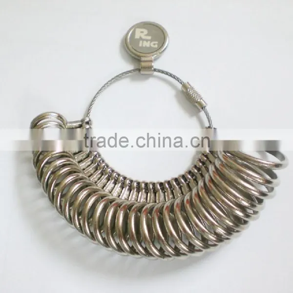 Plastic Ring Sizer Tool, Alloy Ring Gauge, Metal Finger Sizer Measure Finger Sizes US Sizes Ring Gauge, Jewelry Sizing Tool Set photo-2