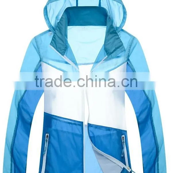 Fashion Unisex Skin Windproof Jacket Outdoor Camping Casual Jacket uv Protection Thin Skin Woman Coat Sunscreen photo-3