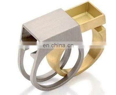 New Design Of Personal Stackable Ring &Fashion Plain Metal Finger Men's Ring photo-3