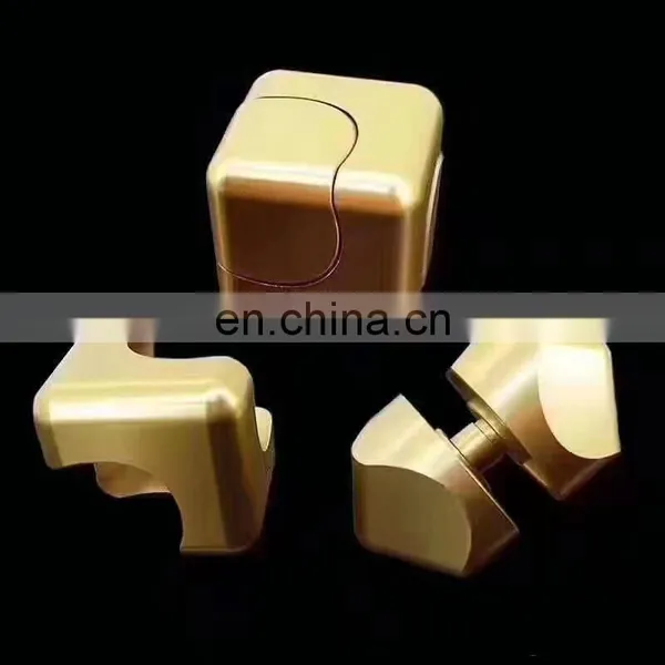 Pcc Team Square Spinner Cube Fidget Toy EDC Fidgets Cube Spinner For Autism and ADHD Increase Focus Square Magic Hand Spinner photo-4