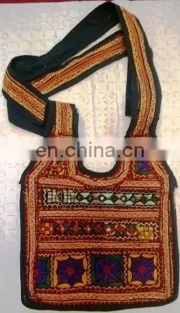 2015 New Arrival Hot Sale Indian Embroidered Handmade Banjara Boho Long Shoulder Girls Collage Bag Tote Sling Handbag photo-2