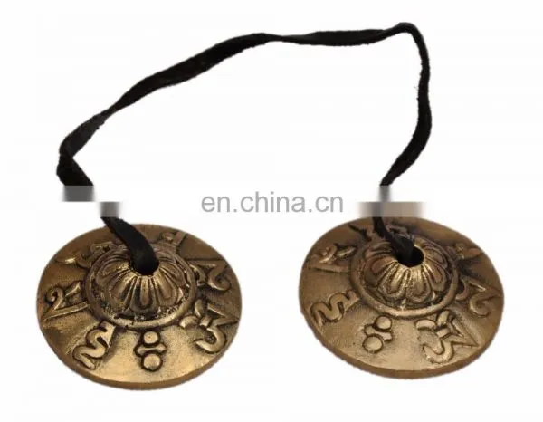 Tibetan-Om-Mani-Tingsha-or-Metal-Cymbals-Musical-Instrument Tibetan-tingsha-cymbals-Om-Mani-Padme-Hum Brass Bells Bell photo-5