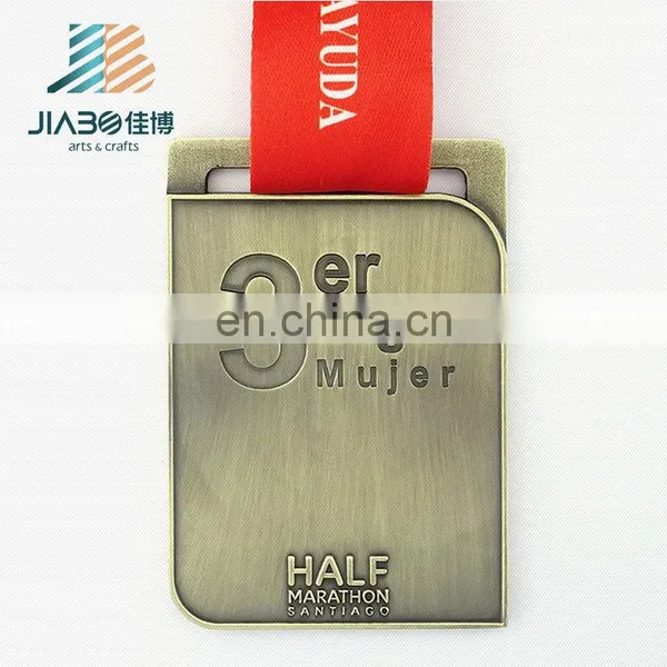 Engraved Custom Metal Gold Award Marathon Manufacturer of Medals photo-3