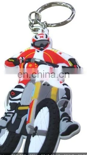 Custom Soft Pvc Rubber Car Logo Keyring photo-4