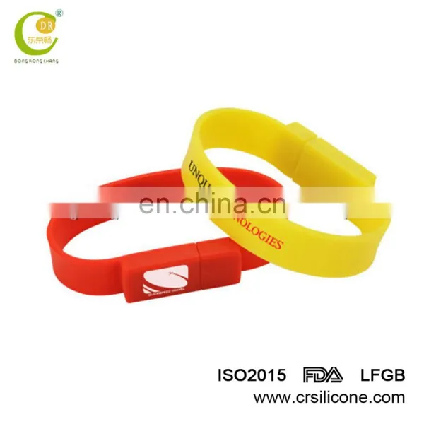 Top Selling Custom Oem Silicone Wristband Eco-Friendly New Design Silicone Usb Bracelet photo-5
