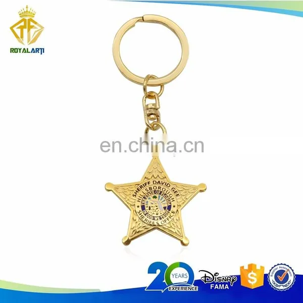 Factory Price Football Custom Metal Keychain in Silver Plated photo-5