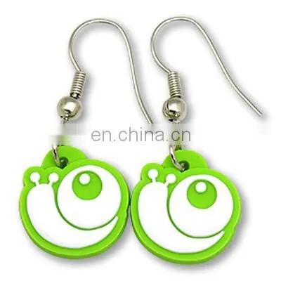 Wholesale Soft Pvc Fashion Earrings Without Ear Muff photo-2