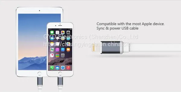 USB Data & Charging Cable for IPhone 5/5S/6/6S/6 Plus, USB 8-pin Signal Design photo-5