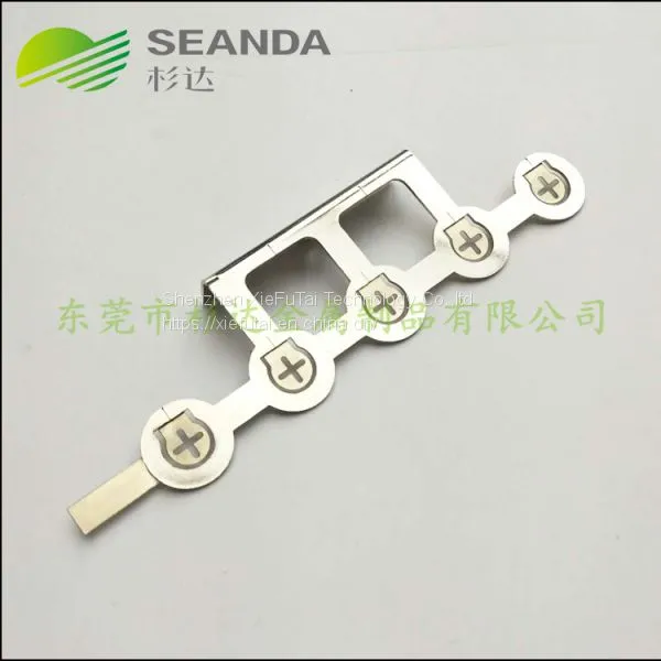 Customized Bright Nickel Plated Copper Busbar for Battery Pack Connector photo-5