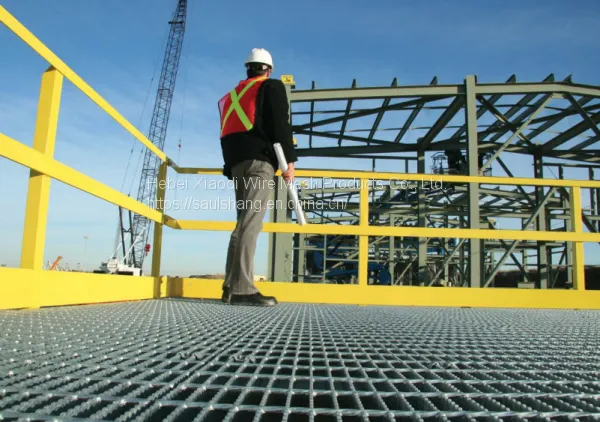 Light Weight Material Galvanized Steel Grating Catwalk Platform, Steel Grating Raised Floor Weight for Sale photo-2