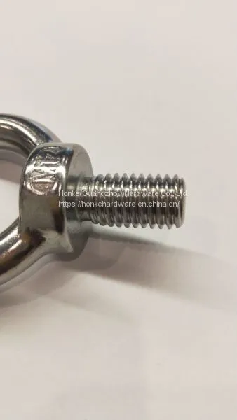 Hooks Hardware Stainless Steel Lifting Eye Bolt For Sail Boats & Yachts Carabiner Screw Locking