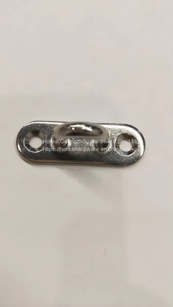 High Polished Stainless Steel Marine Boat Long Oblong Pad Eye Plate photo-5