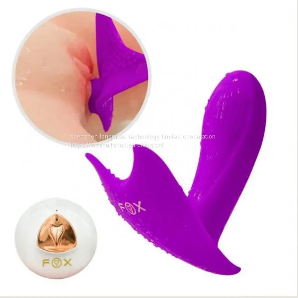 FOX Remote Control Dildo Vibrators Silicone Waterproof Massage Vibrator