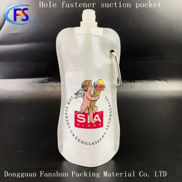 Outdoor Sports Portable Water Bag Collapsible Liquid Juice Drink Suction Nozzle Bag Bag