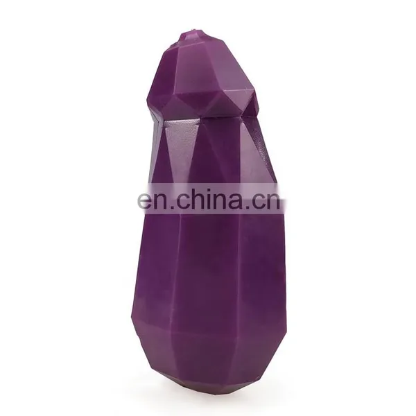 IQ Treats Puzzle Toy Bounce Eggplant Shaped Treats Dispenser Interactive Toy Dog Toy photo-2