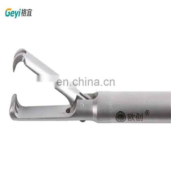 Geyi Autoclavable Laparoscopic Instruments 10mm Claw Forceps With Insulated Handle photo-3