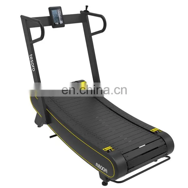 Semi-commercial Folding Running Machine Treadmill Self-powered Non-motorized Curved Manual Treadmill photo-5