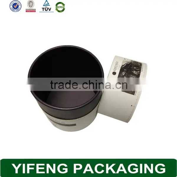 Round Shape Customized Kraft Paper Packaging Boxes With Cap photo-2