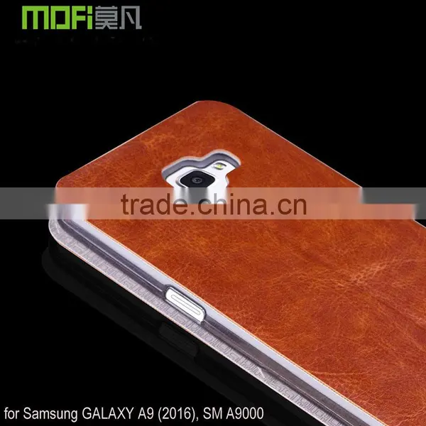 MOFi Case Celular Leather Flilp Housing for Samsung GALAXY A9 2016 , Mobile Handset Coque Back Cover for Samsung A9000 photo-2